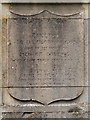 TQ1649 : War Memorial Inscription, St Martin's Churchyard by David Dixon