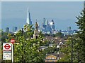 TQ3280 : London skyline from the south by Robin Drayton