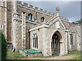 TL9162 : St Mary, Rougham - Porch by John Salmon