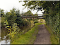 SJ9687 : Peak Forest Canal, Farm Access Bridge by David Dixon