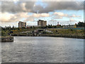 SJ8196 : Manchester Ship Canal, Pomona Dock Number 3 by David Dixon