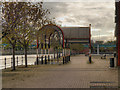 SJ8196 : Manchester Ship Canal, Ivy Wharf by David Dixon