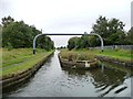 SO9891 : Dunkirk Stop and pipe bridge, New Main Line by Christine Johnstone