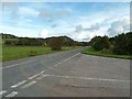 NX8156 : Tyre tracks on the A711 by Ann Cook