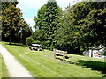 ST4894 : Mynydd-bach bench and picnic table by Jaggery