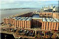 SJ3489 : Albert Dock and River Mersey, Liverpool by Jeff Buck