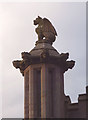 NY5124 : A Lowther Mausoleum griffin by Karl and Ali