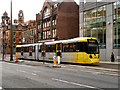 SJ8497 : Metrolink Tram, London Road by David Dixon