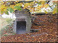 NS8979 : Ice house entrance at Callendar Park by M J Richardson