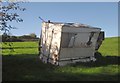 SX9168 : Old trailer, Higher Rocombe by Derek Harper