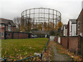 SJ8699 : Gasholder, Bradford by David Dixon