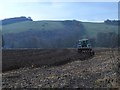 NT4832 : Ploughing near the Tweed by Jim Barton