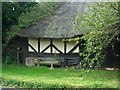 TQ9340 : Barn at Winter's Farm by The Saunterer