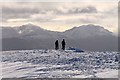 NY2628 : Hill walkers on Skiddaw by Walter Baxter