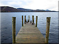 NY2620 : Ashness Gate landing stage by Graham Robson