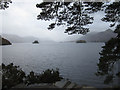 NY2622 : Looking down Derwent Water from Friar's Crag by Graham Robson