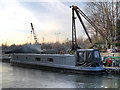 SJ9197 : Ashton Canal, Guide Bridge Boatyard by David Dixon