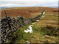 SD8977 : Boundary Wall on Horse Head Moor - North West by Chris Heaton