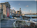 SZ0378 : RNLI Boathouse, Peveril Point by David Dixon