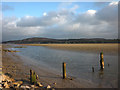 SD4680 : Defending the defences, Milnthorpe Sands, Kent estuary by Karl and Ali