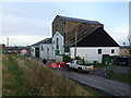 TL5089 : Road closed at Hundred Foot Pumping Station by Richard Humphrey