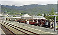 SH7045 : New (1982) Blaenau Ffestiniog station, with Ffestiniog Railway train by Ben Brooksbank