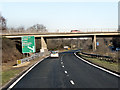 SY9693 : A35 Eastbound, Dorchester Road Bridge by David Dixon