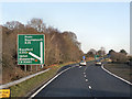 SY9793 : Eastbound A35 Junction with A350 by David Dixon