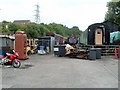 ST6670 : South side of the yard at Bitton railway station by Jaggery