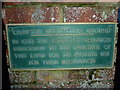 SU7037 : Plaque at the entrance to Chawton Recreation Ground by Basher Eyre