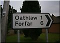 NO4657 : Forfar Sign At Justinhaugh by Stevan Hogg