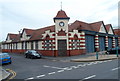 ST5178 : Grade II listed former bus depot, Avonmouth, Bristol by Jaggery