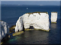 SZ0582 : Old Harry Rocks, Isle of Purbeck by Phil Champion