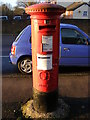 TL1313 : Queens Road George V Postbox by Geographer