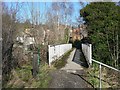 SE1222 : Footbridge over the canal at Cromwell Bottom by Humphrey Bolton