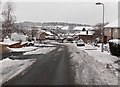 ST3091 : A very rotund snowman, Almond Drive, Malpas, Newport by Jaggery