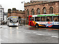 NY4055 : Buses on English Street by David Dixon