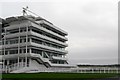 TQ2158 : Part of grandstand, Epsom Race Course by nick macneill