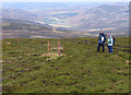 NO5583 : Double electric fence on Hill of Saughs by Trevor Littlewood