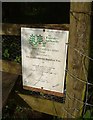 SX8981 : Notice, Kilnfield Covert by Derek Harper