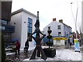 H4572 : A dusting of snow, Omagh by Kenneth  Allen