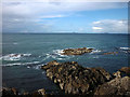 NM2625 : Tidal rocks and reefs, north west coast of Iona by Karl and Ali