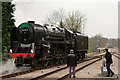 TQ3837 : No.92212 Runs Around at East Grinstead by Peter Trimming