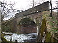 NS4355 : Rural East Renfrewshire : Tannoch Road Railway Bridge, Uplawmoor Station by Richard West