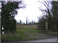 TM4280 : Field entrance off Strawberry Lane junction by Geographer