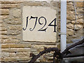 TL1396 : Date stone on Mill Lane cottage by Alan Murray-Rust