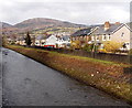 ST2390 : Ebbw Street flood defence wall, Risca by Jaggery