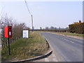 TG0402 : B1108 Hingham Road & Hingham Road Postbox by Geographer