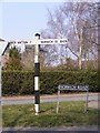 TG0202 : Roadsign  on the B1108 Norwich Street by Geographer