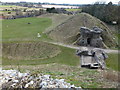 TF8115 : Castle Acre Castle ruins by Richard Humphrey